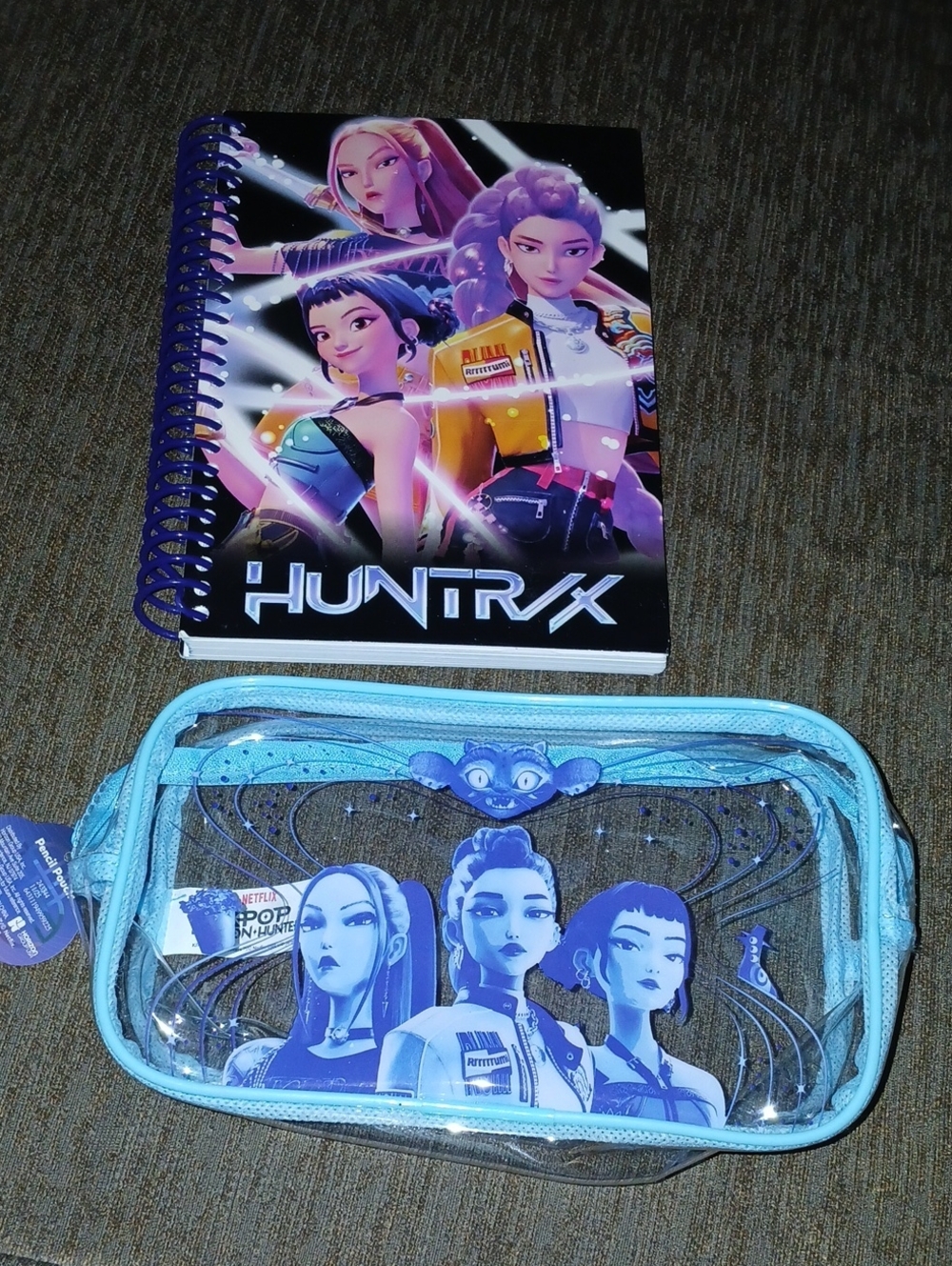 KPOP Demon Hunters Notebook And Pencil Pouch Set